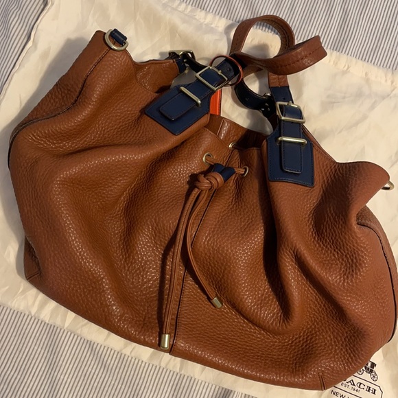 COACH Legacy Drawstring XL Crossbody Shoulder - Picture 2 of 12